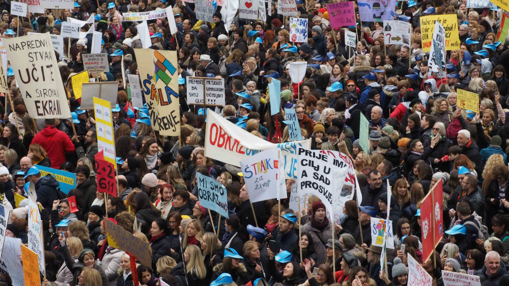 Šta naši sindikati mogu da nauče iz iskustva hrvatskih prosvetara? 1