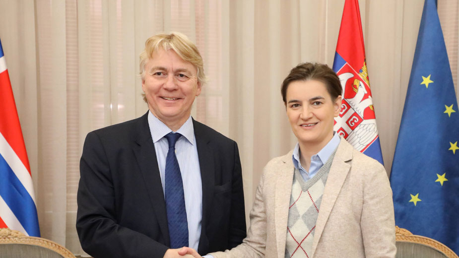 Brnabić i ambasador Norveške: Postoji mogućnost za razvoj ekonomske saradnje dve zemlje 1