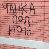 Preteći grafit upućen Nenadu Čanku osvanuo u Novom Sadu 8