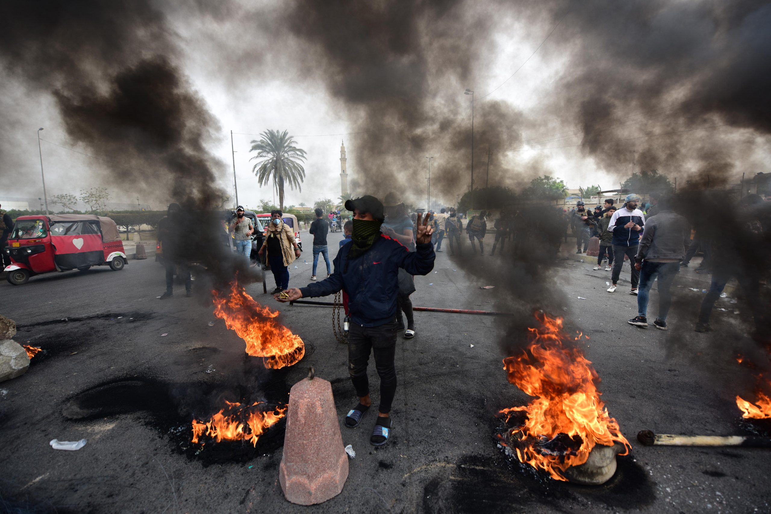 Desetine ranjene na novim protestima u Iraku 1