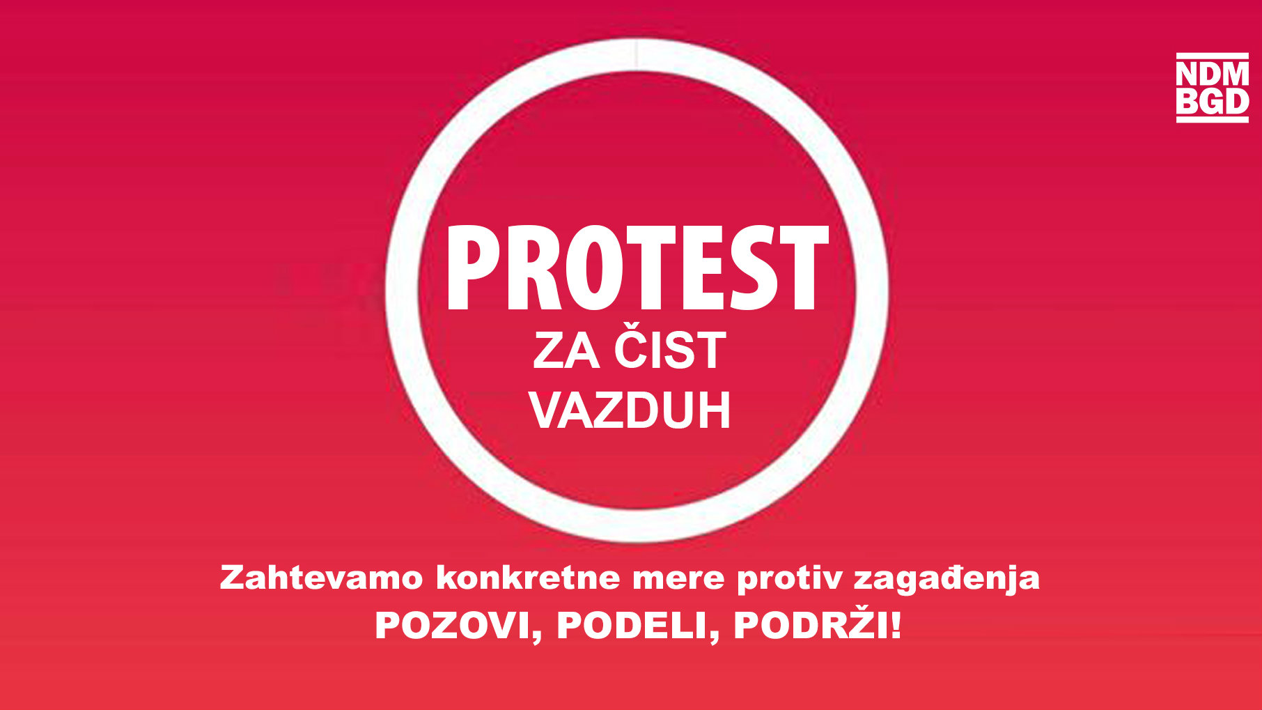 Inicijativa Ne davimo Beograd 17. jauara organizuje "Protest za čist vazduh" 1