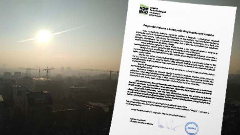 Inicijativa Ne davimo Beograd: Uputstvo za vrtiće i škole zbog zagađenog vazduha 1