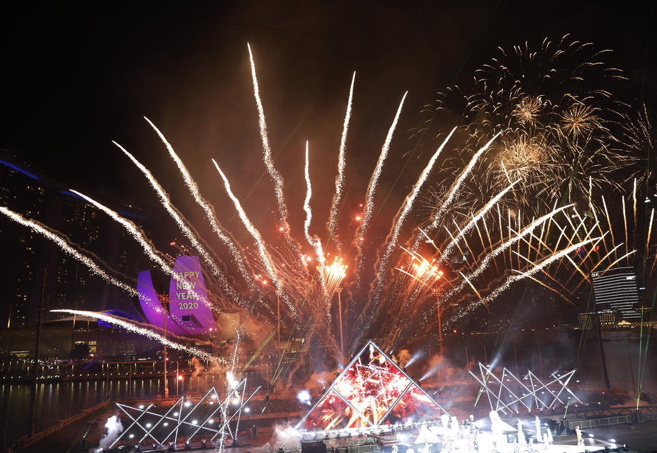 Kako su svetske prestonice dočekale 2020. godinu? (FOTO) 15
