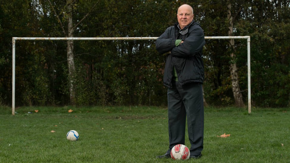 Eamonn is now retired near Manchester, but still works part-time for Everton FC