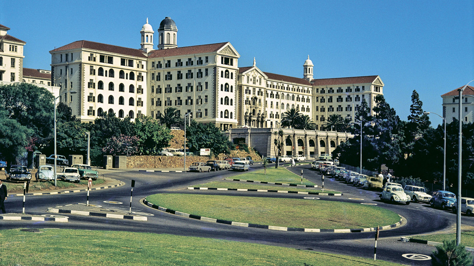 Groote Schuur Hospital (GSH) Cape Town, South Africa in 1969 - the hospital is famous for being the hospital where the first heart transplant took place in 1967