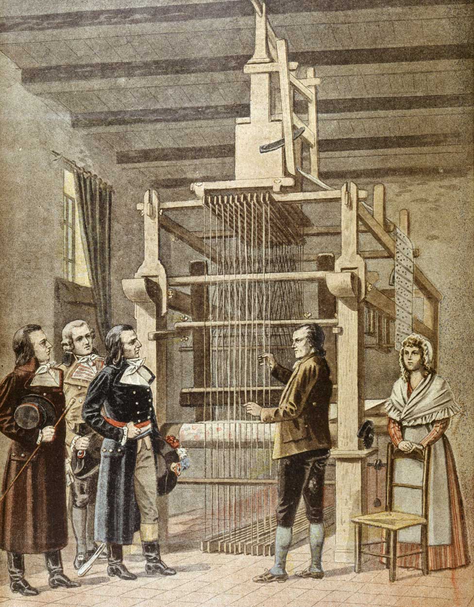 Čovek koji se obogatio na podacima – godinama pre Gugla 7 Džozef Mari Džekvard demonstrira svoju mašinu