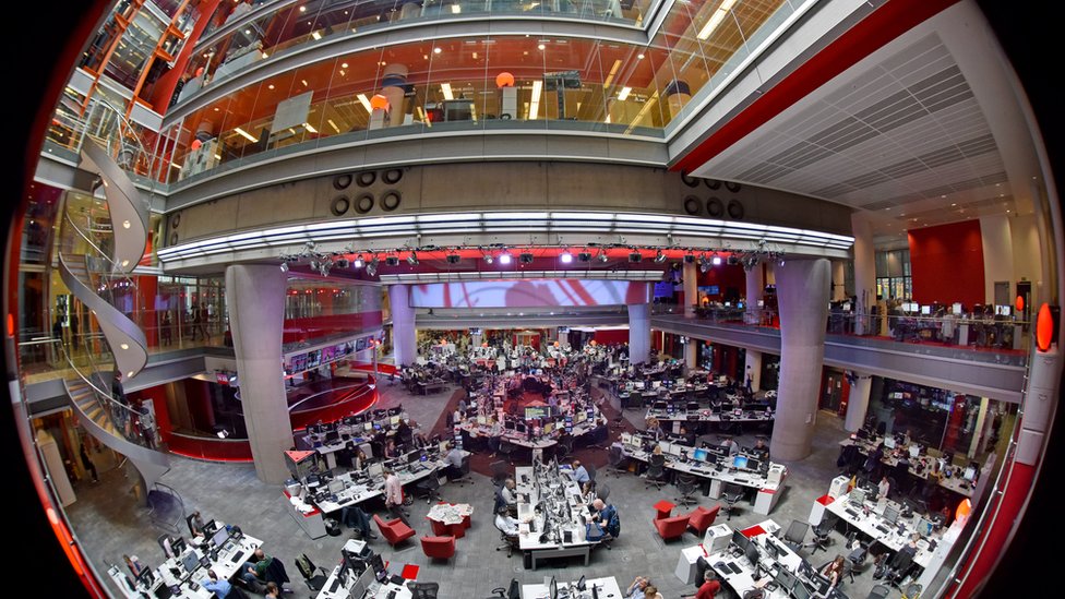The BBC Newsroom