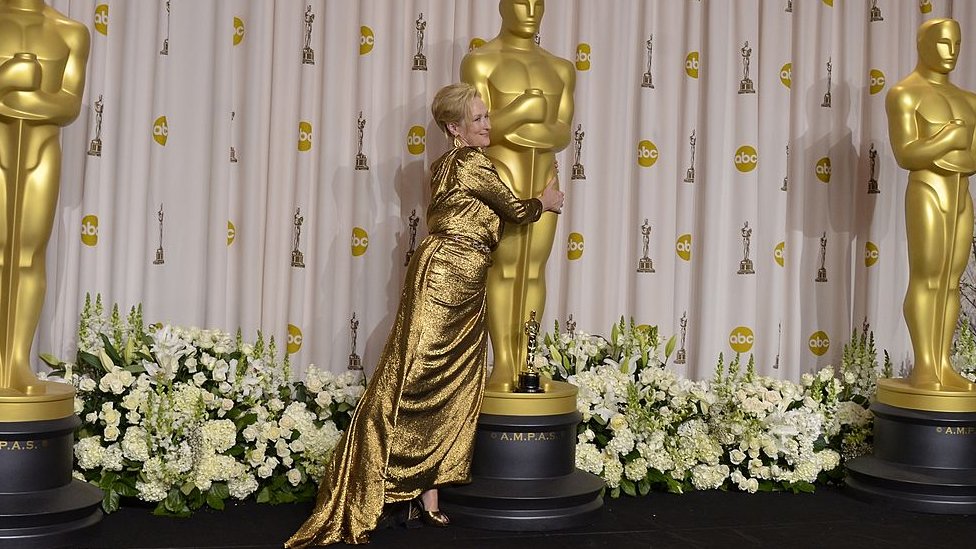 Meryl Streep at the 2012 Oscars