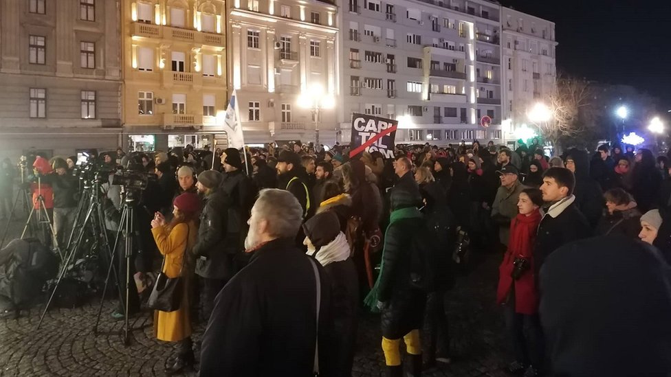 Protest u Beogradu