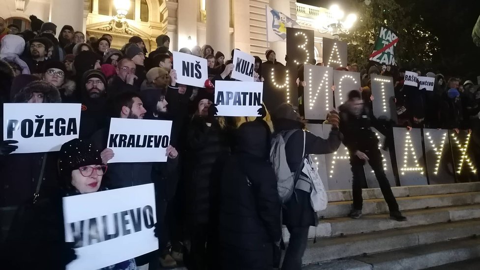 Protest u Beogradu