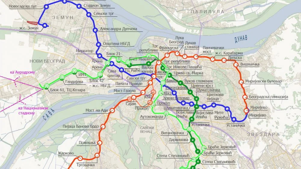 Beobuild: Metro trasa na ispitu 1