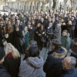 Oproštaj od Dragoljuba Žarkovića na Novom groblju u Beogradu 11