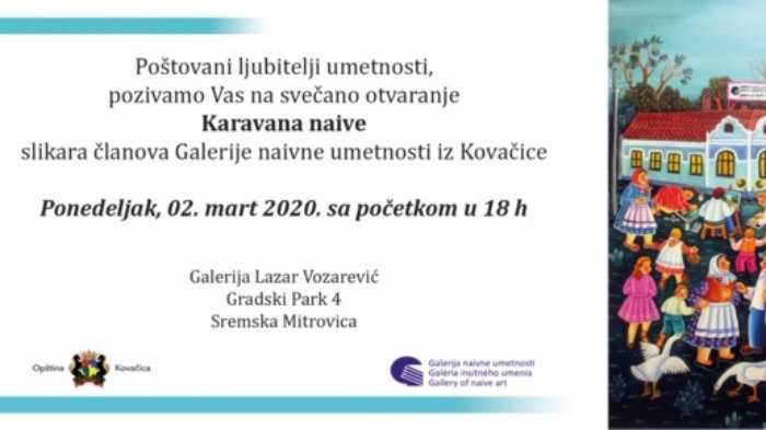 ‘’Karavan naive’’ od 2. do 8. marta u Sremskoj Mitrovici   1