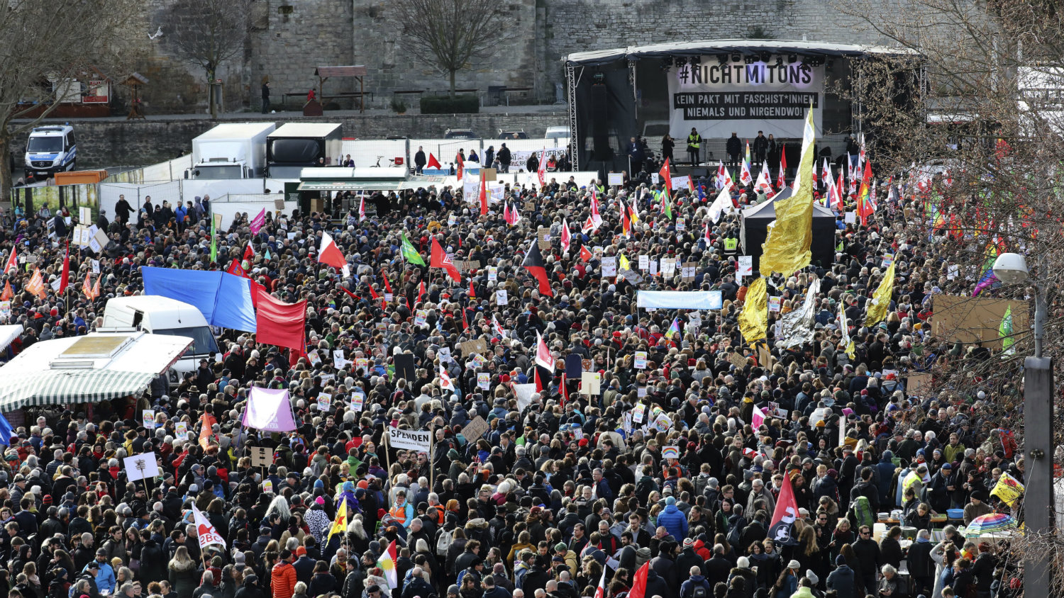 Nemačka: Hiljade građana protestuju zbog glasanja koje je uzdrmalo politiku 1