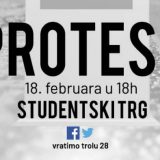 Otkrivanje spomenika trolejbusu 28 na Studentskom Trgu 18. februara 8