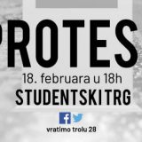 Otkrivanje spomenika trolejbusu 28 na Studentskom Trgu 18. februara 9