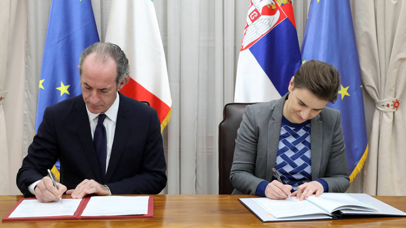 Potpisan sporazum o saradnji Srbije i italijanske regije Veneto 1