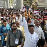 Trampu priređen topao doček u Indiji 7