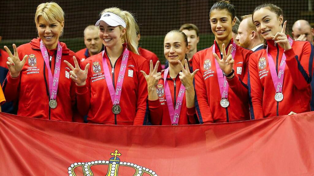 Fed kup tim Srbije u plej ofu protiv Kanade 1