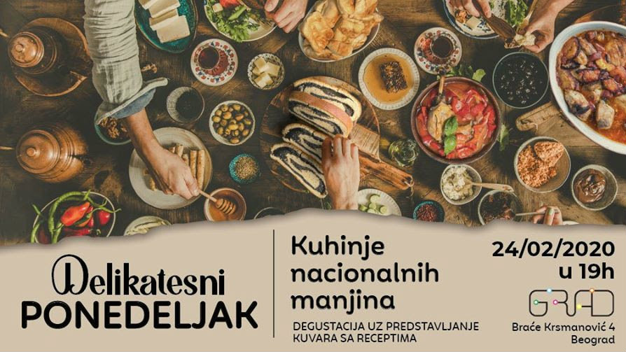 KC Grad: Kuhinje nacionalnih manjina na Delikatesnom ponedeljku 1