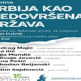 Tribina "Srbija kao nedovršena država" 15. februara u Novom Sadu 5
