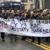 Radnici PKB blokirali saobraćaj u Beogradu, traže nadoknadu za akcije u Predsedništvu Srbije 6