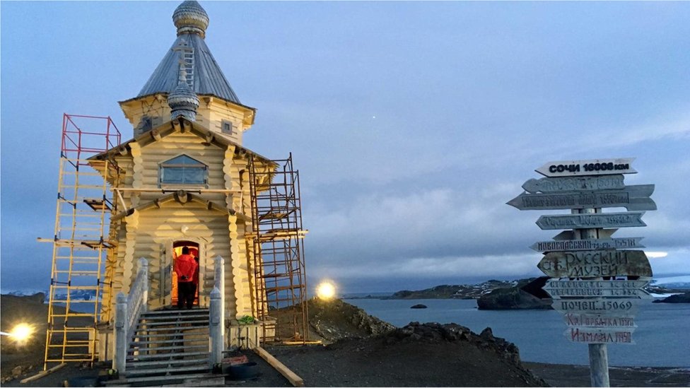 Ruska crkva na Antarktiku, gde se odigravaju klimatske promene