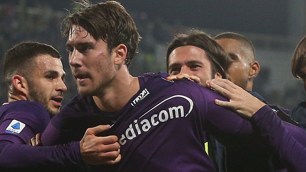 Vlahović na utakmici protiv Intera u decembru pro&scaron;le godine