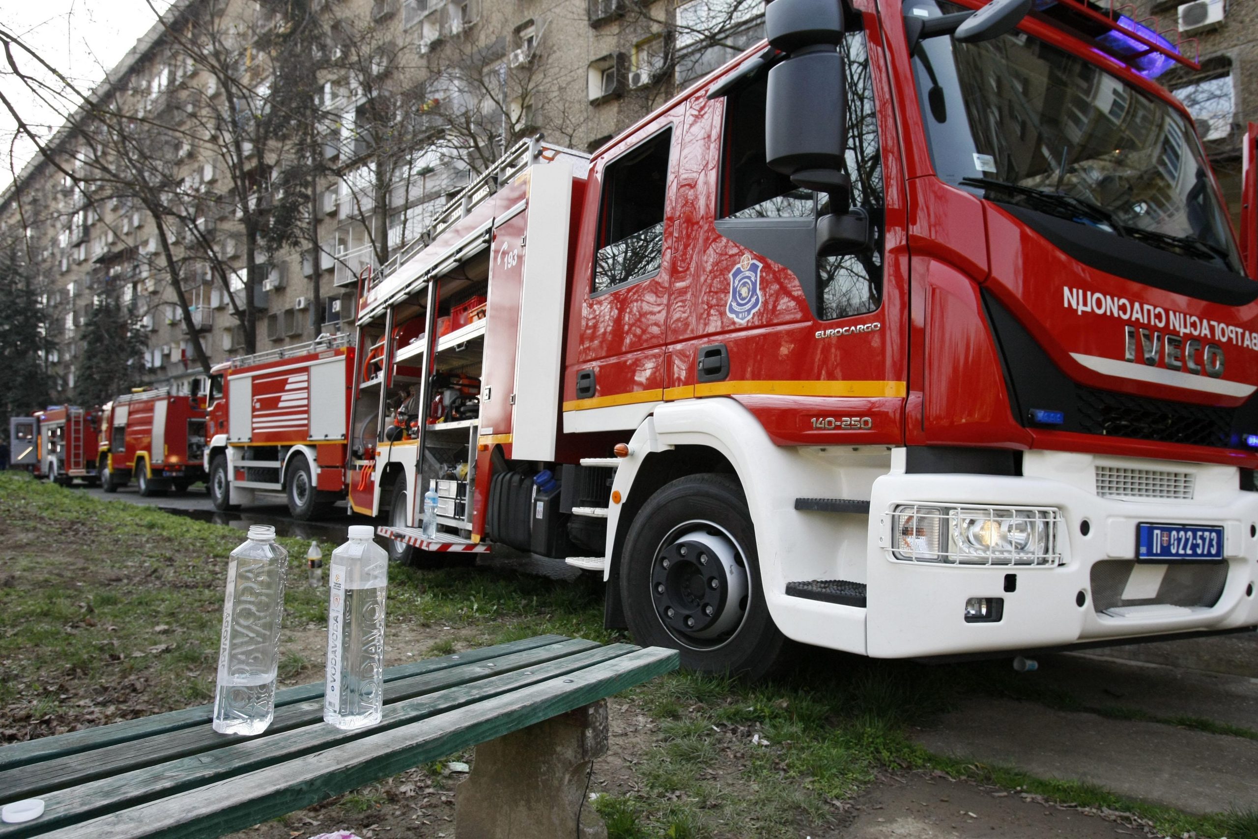 Požar na naplatnoj stanici auto-puta na ulazu u Novi Sad 1