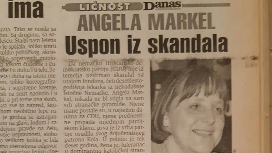 Kako je počeo uspon Angele Merkel pre 20 godina? 1