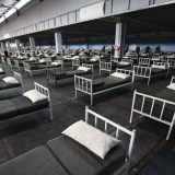 Napravljena privremena bolnica na Novosadskom sajmu 1