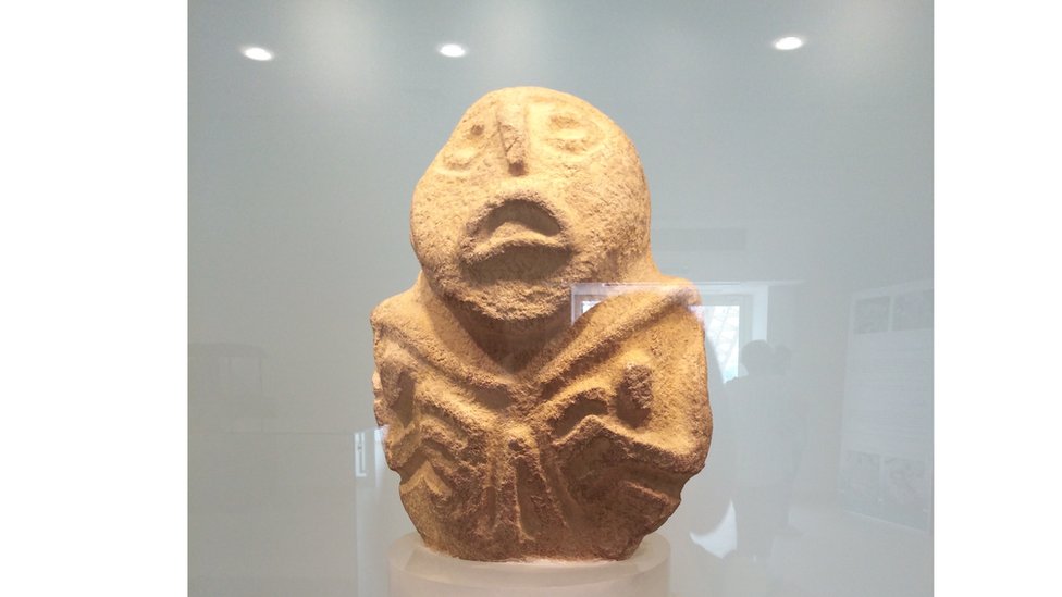 Nauka i materinstvo: Kako smo se rađali i odrastali u praistoriji 7 Lepenski vir - skulptura Praroditeljke