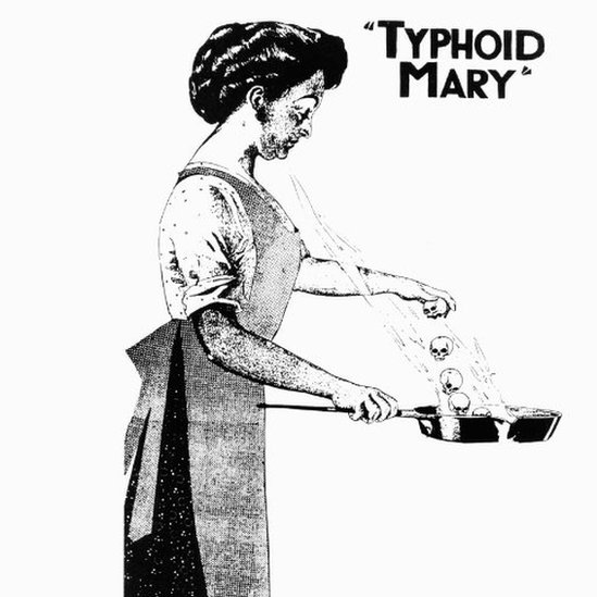tifoidna meri ilustracija 1909