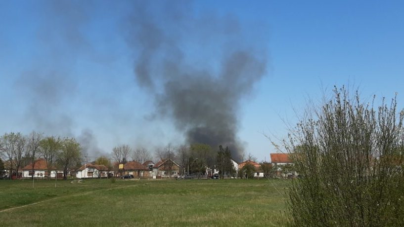 Ugašen požar u Zrenjaninu 1