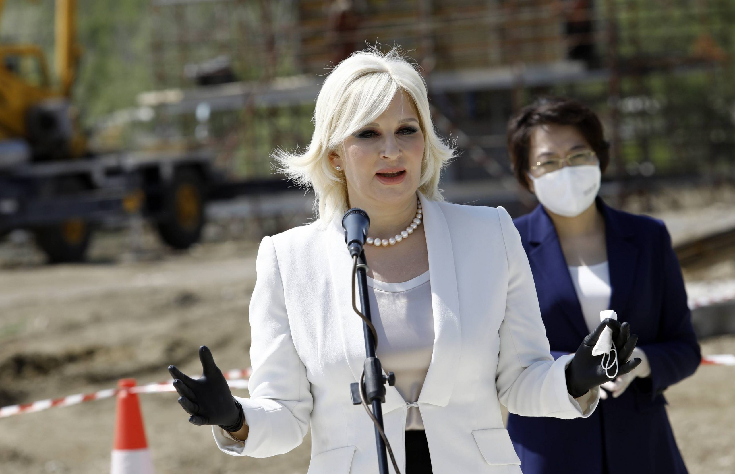 Mihajlović i Čen Bo obišle gradilište na izgradnji obilaznice oko Beograda 1