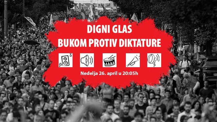 NDMBGD: Bukom protiv diktature na planirani dan izbora 1