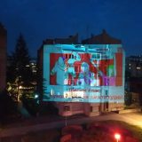 Na Novom Beogradu zgrada u znaku nedeljnog protesta "Digni glas: Bukom protiv diktature" 10