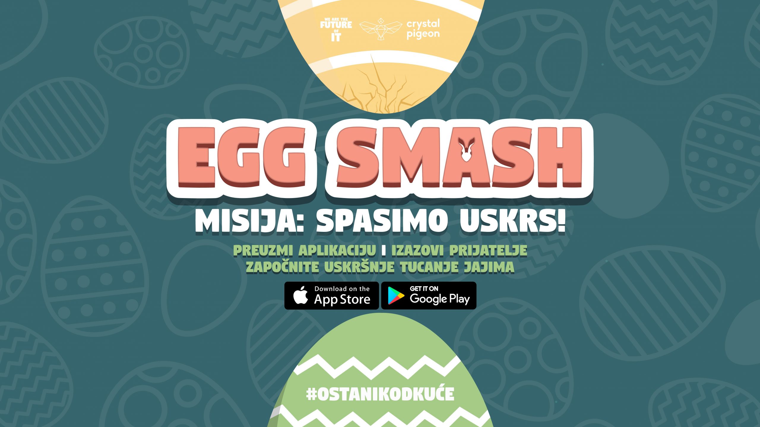 Tucanje jajima uz pomoć aplikacije za telefon 1