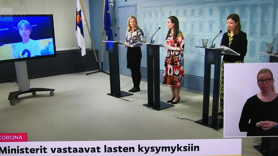 Vlada Finske održala konferenciju za decu o Covidu 19, deca pokazala stvarnu brigu 1