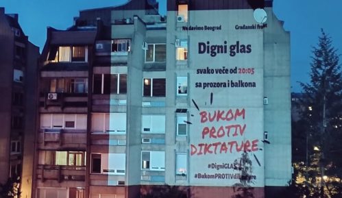 Građani "Bukom protiv diktature" i večeras pokazali nezadovoljstvo (VIDEO) 4