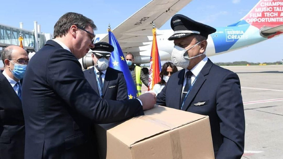 Italijanski privrednici zahvalili Vučiću na donaciji koju je Srbija uputila Italiji 1