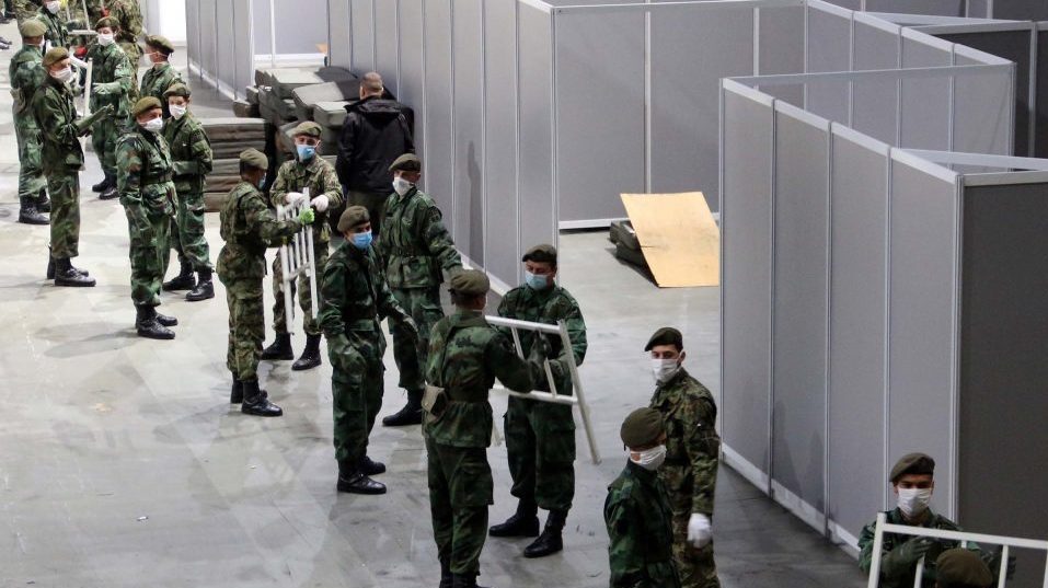 U Štark areni privremena bolnica sa 1.500 kreveta 1