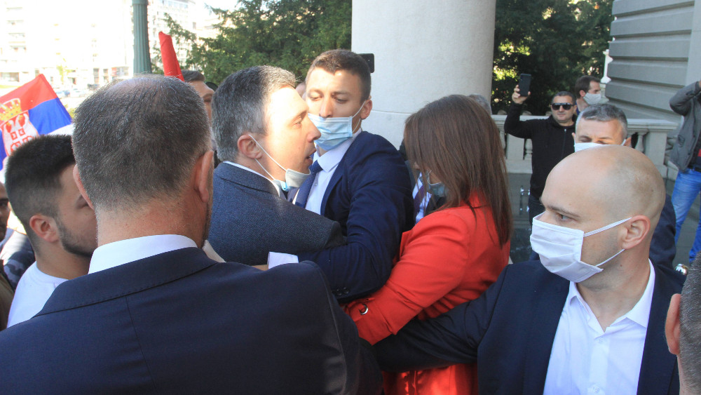 MUP podneo krivičnu prijavu protiv Obradovića i još tri lica zbog incidenta ispred Skupštine 1