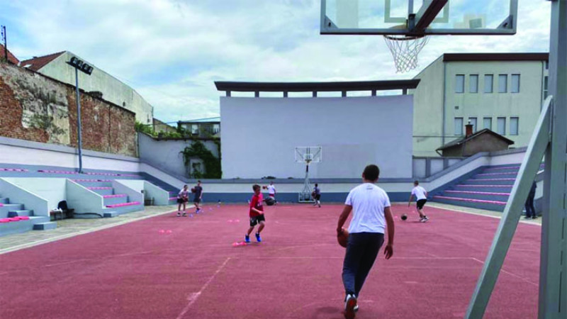 Šabac: Rekonstruisane tribine Koš kluba 1