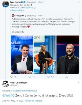 BIA: Hapšenje zbog pozivanja na ubistvo predstavnika opozicije i novinara 1