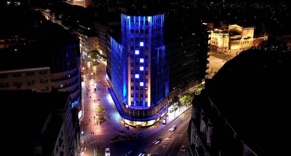 Na Dan Evrope Beograd osvetljen bojama EU 1