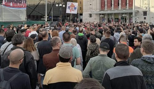 Protest protiv vlasti na beogradskom Trgu Republike 2