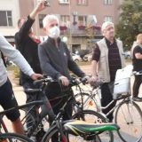SZS organizovao protest na biciklima u znak podrške novinarima u Novom Sadu 1