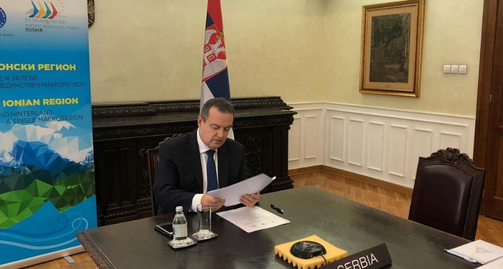 Dačić: Srbija želi da produbljuje saradnju u okviru Jadransko-jonskog regiona 1