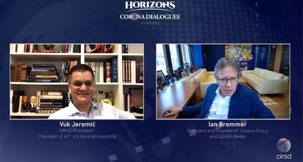 Jeremić i Bremer: Korona virus ubrzao kraj globalizacije 1